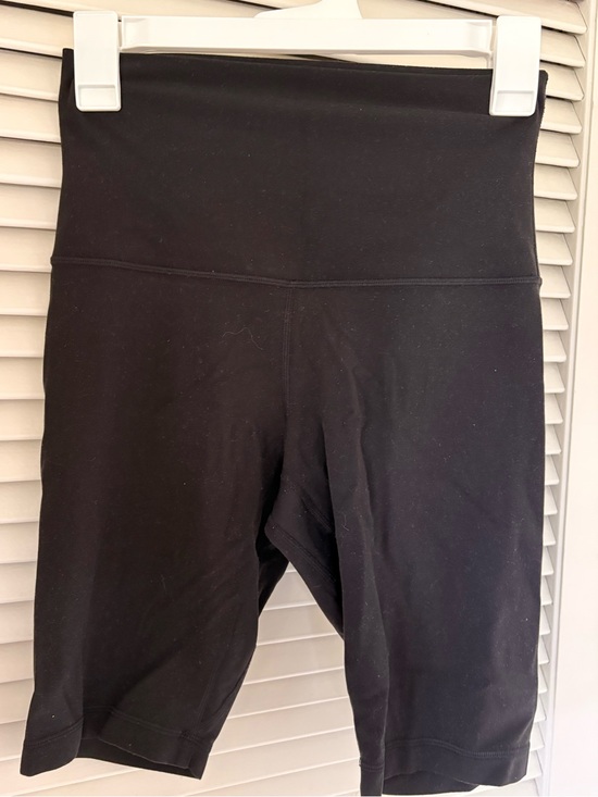 lululemon athletica Pants - lululemon Align High-Rise Short 8" Black Bike Shorts Size 6